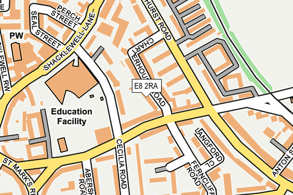 E8 2RA map - OS OpenMap – Local (Ordnance Survey) E8 2RA map - OS OpenMap – Local (Ordnance Survey)