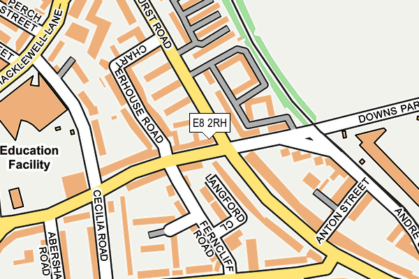 E8 2RH map - OS OpenMap – Local (Ordnance Survey) E8 2RH map - OS OpenMap – Local (Ordnance Survey)