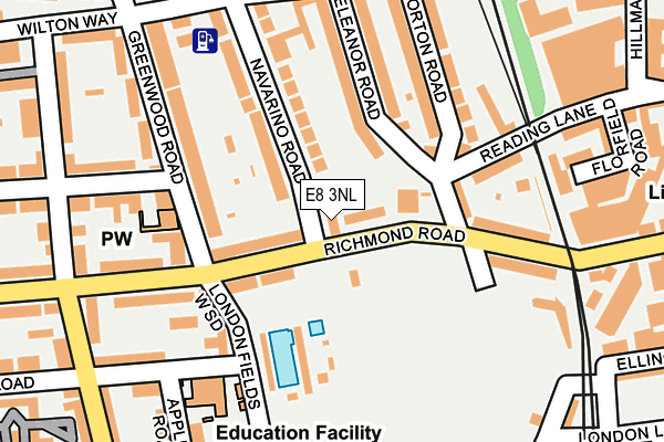 E8 3NL map - OS OpenMap – Local (Ordnance Survey) E8 3NL map - OS OpenMap – Local (Ordnance Survey)