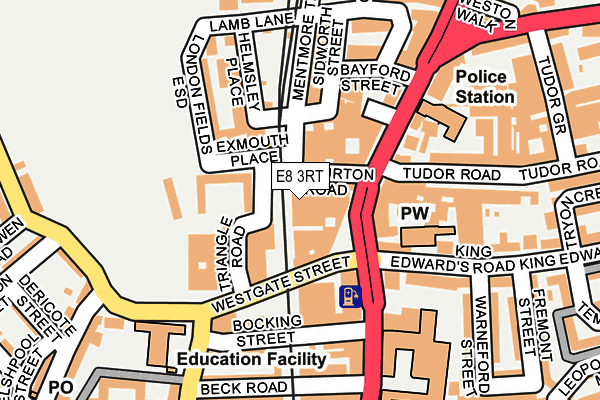 E8 3RT map - OS OpenMap – Local (Ordnance Survey) E8 3RT map - OS OpenMap – Local (Ordnance Survey)