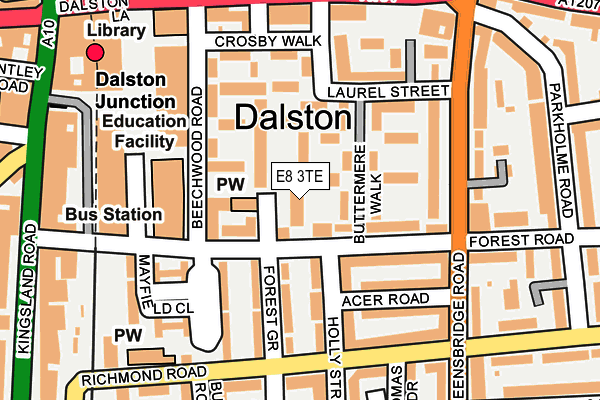 E8 3TE map - OS OpenMap – Local (Ordnance Survey) E8 3TE map - OS OpenMap – Local (Ordnance Survey)