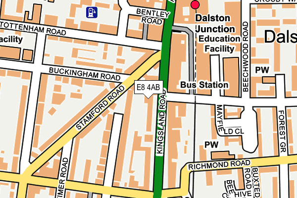E8 4AB map - OS OpenMap – Local (Ordnance Survey) E8 4AB map - OS OpenMap – Local (Ordnance Survey)