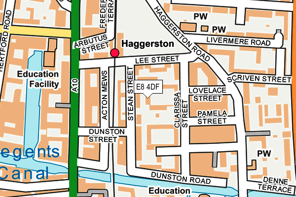 E8 4DF map - OS OpenMap – Local (Ordnance Survey) E8 4DF map - OS OpenMap – Local (Ordnance Survey)