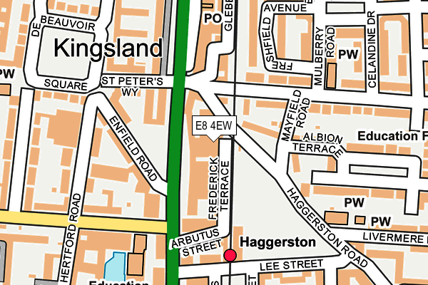 E8 4EW map - OS OpenMap – Local (Ordnance Survey) E8 4EW map - OS OpenMap – Local (Ordnance Survey)