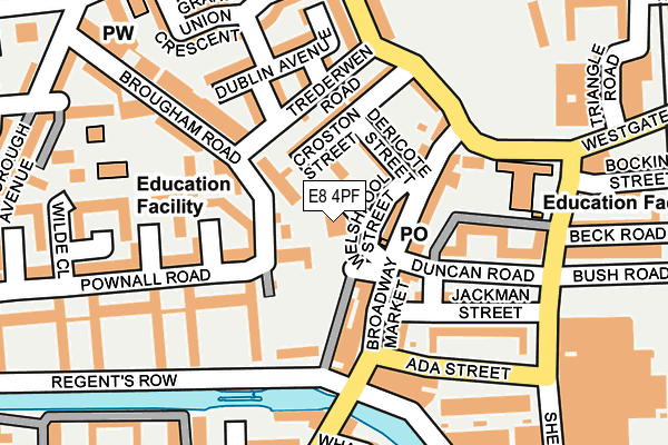E8 4PF map - OS OpenMap – Local (Ordnance Survey) E8 4PF map - OS OpenMap – Local (Ordnance Survey)