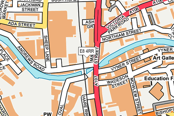 E8 4RR map - OS OpenMap – Local (Ordnance Survey) E8 4RR map - OS OpenMap – Local (Ordnance Survey)