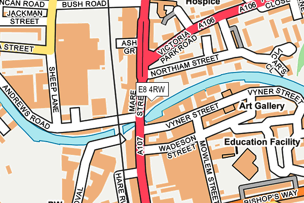E8 4RW map - OS OpenMap – Local (Ordnance Survey) E8 4RW map - OS OpenMap – Local (Ordnance Survey)