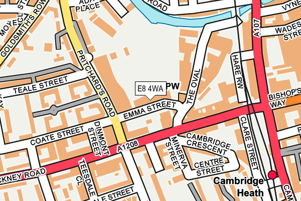 E8 4WA map - OS OpenMap – Local (Ordnance Survey) E8 4WA map - OS OpenMap – Local (Ordnance Survey)