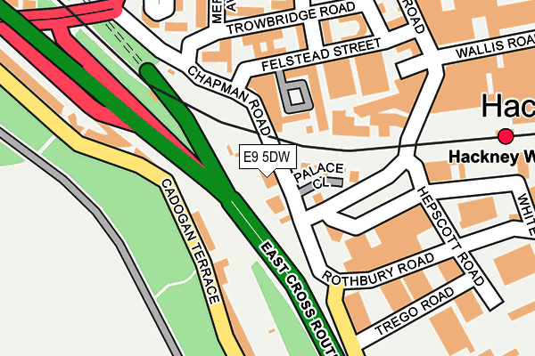 E9 5DW map - OS OpenMap – Local (Ordnance Survey) E9 5DW map - OS OpenMap – Local (Ordnance Survey)