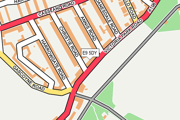 E9 5DY map - OS OpenMap – Local (Ordnance Survey) E9 5DY map - OS OpenMap – Local (Ordnance Survey)
