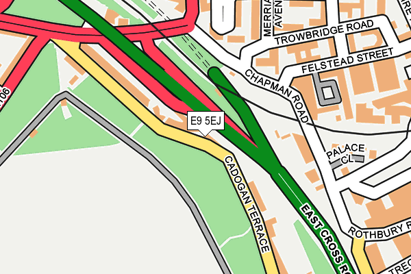 E9 5EJ map - OS OpenMap – Local (Ordnance Survey) E9 5EJ map - OS OpenMap – Local (Ordnance Survey)
