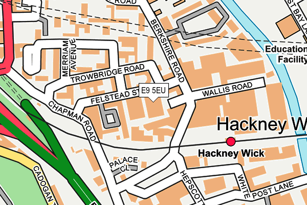 E9 5EU map - OS OpenMap – Local (Ordnance Survey) E9 5EU map - OS OpenMap – Local (Ordnance Survey)