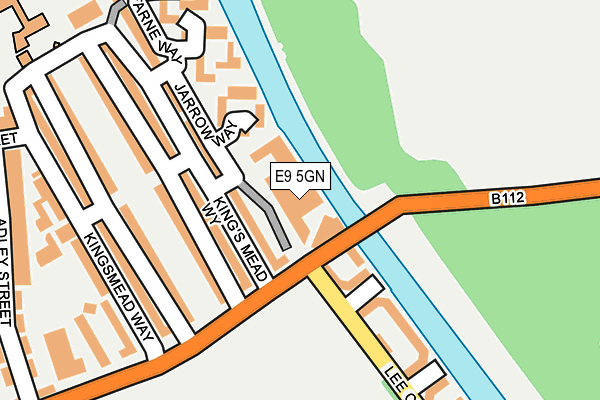 E9 5GN map - OS OpenMap – Local (Ordnance Survey) E9 5GN map - OS OpenMap – Local (Ordnance Survey)