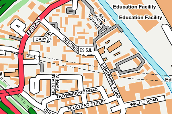 E9 5JL map - OS OpenMap – Local (Ordnance Survey) E9 5JL map - OS OpenMap – Local (Ordnance Survey)