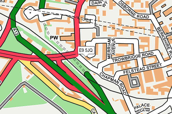 E9 5JQ map - OS OpenMap – Local (Ordnance Survey) E9 5JQ map - OS OpenMap – Local (Ordnance Survey)