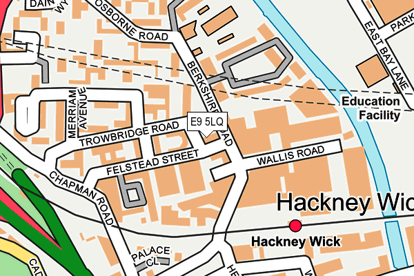 E9 5LQ map - OS OpenMap – Local (Ordnance Survey) E9 5LQ map - OS OpenMap – Local (Ordnance Survey)
