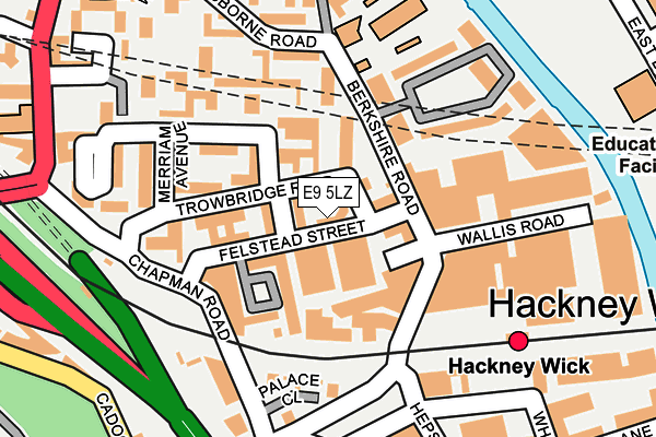 E9 5LZ map - OS OpenMap – Local (Ordnance Survey) E9 5LZ map - OS OpenMap – Local (Ordnance Survey)