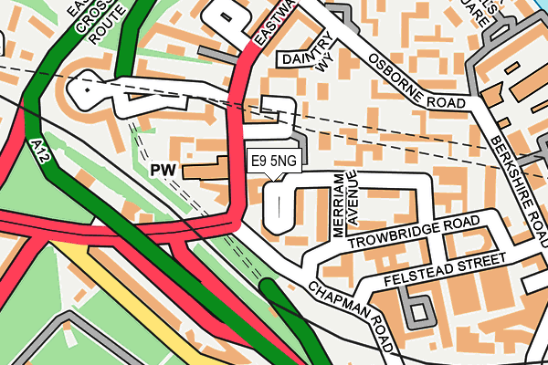 E9 5NG map - OS OpenMap – Local (Ordnance Survey) E9 5NG map - OS OpenMap – Local (Ordnance Survey)