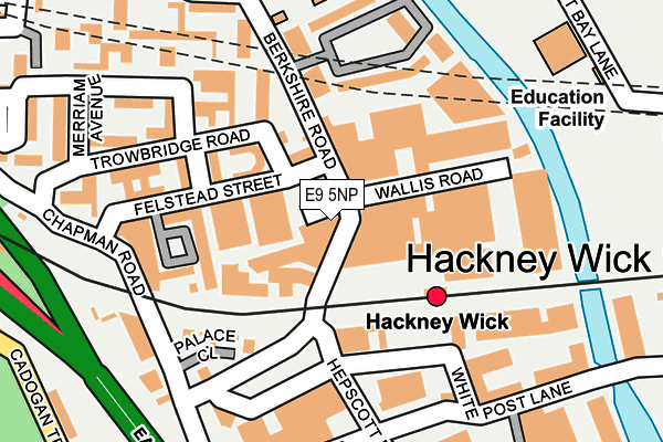 E9 5NP map - OS OpenMap – Local (Ordnance Survey) E9 5NP map - OS OpenMap – Local (Ordnance Survey)