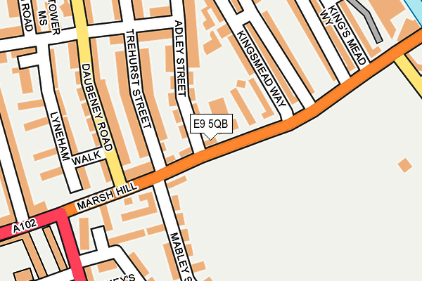 E9 5QB map - OS OpenMap – Local (Ordnance Survey) E9 5QB map - OS OpenMap – Local (Ordnance Survey)