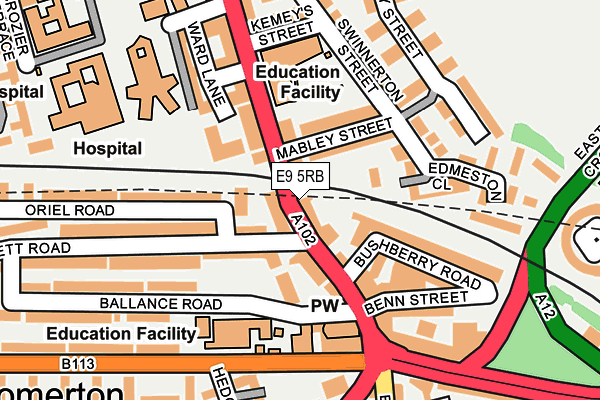 E9 5RB map - OS OpenMap – Local (Ordnance Survey) E9 5RB map - OS OpenMap – Local (Ordnance Survey)