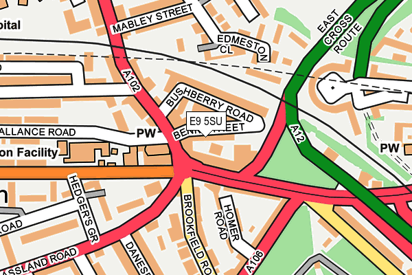 E9 5SU map - OS OpenMap – Local (Ordnance Survey) E9 5SU map - OS OpenMap – Local (Ordnance Survey)