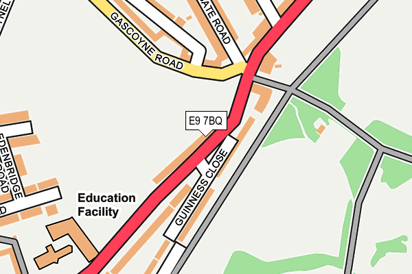 E9 7BQ map - OS OpenMap – Local (Ordnance Survey) E9 7BQ map - OS OpenMap – Local (Ordnance Survey)