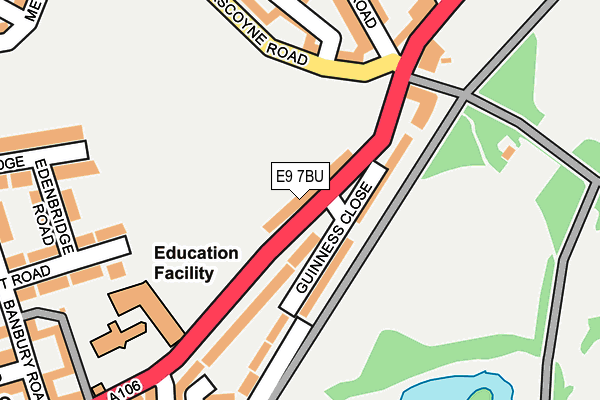 E9 7BU map - OS OpenMap – Local (Ordnance Survey) E9 7BU map - OS OpenMap – Local (Ordnance Survey)