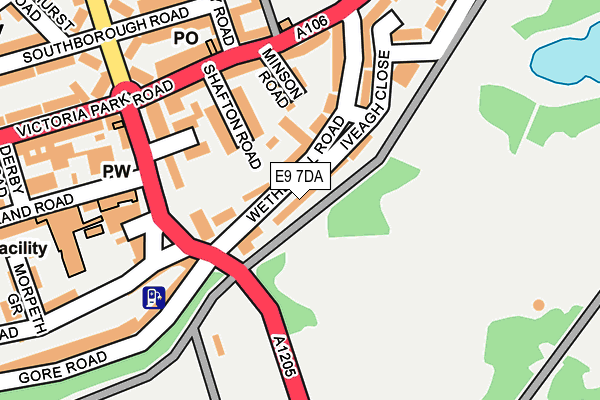 E9 7DA map - OS OpenMap – Local (Ordnance Survey) E9 7DA map - OS OpenMap – Local (Ordnance Survey)