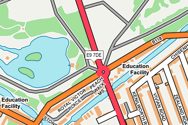 E9 7DE map - OS OpenMap – Local (Ordnance Survey) E9 7DE map - OS OpenMap – Local (Ordnance Survey)