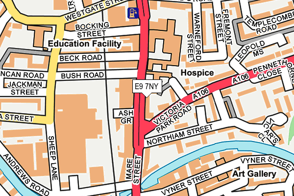 E9 7NY map - OS OpenMap – Local (Ordnance Survey) E9 7NY map - OS OpenMap – Local (Ordnance Survey)