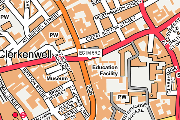 EC1M 5RD map - OS OpenMap – Local (Ordnance Survey) EC1M 5RD map - OS OpenMap – Local (Ordnance Survey)