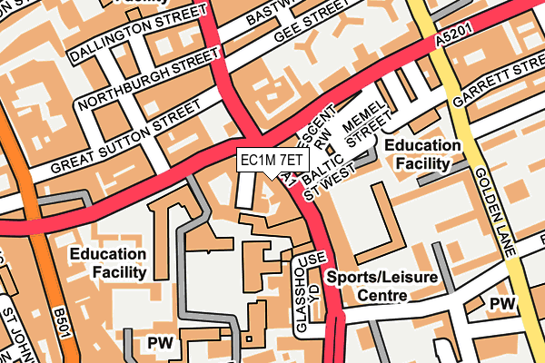 EC1M 7ET map - OS OpenMap – Local (Ordnance Survey) EC1M 7ET map - OS OpenMap – Local (Ordnance Survey)