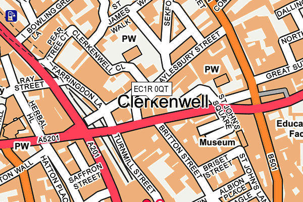 EC1R 0QT map - OS OpenMap – Local (Ordnance Survey) EC1R 0QT map - OS OpenMap – Local (Ordnance Survey)