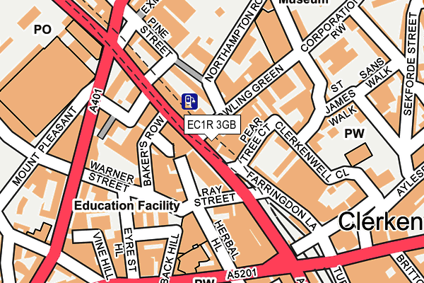 EC1R 3GB map - OS OpenMap – Local (Ordnance Survey) EC1R 3GB map - OS OpenMap – Local (Ordnance Survey)