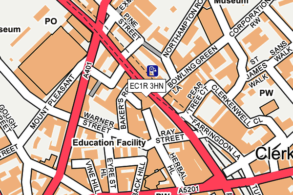 EC1R 3HN map - OS OpenMap – Local (Ordnance Survey) EC1R 3HN map - OS OpenMap – Local (Ordnance Survey)