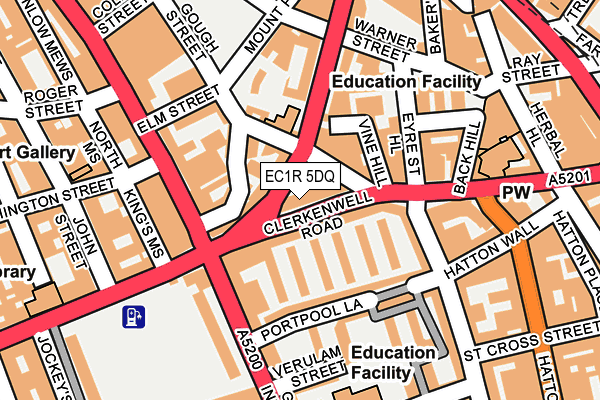 EC1R 5DQ map - OS OpenMap – Local (Ordnance Survey) EC1R 5DQ map - OS OpenMap – Local (Ordnance Survey)