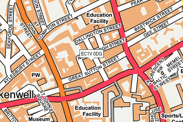 EC1V 0DG map - OS OpenMap – Local (Ordnance Survey) EC1V 0DG map - OS OpenMap – Local (Ordnance Survey)