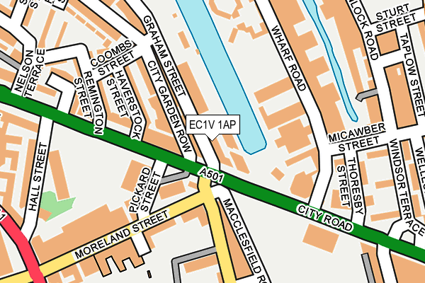EC1V 1AP map - OS OpenMap – Local (Ordnance Survey) EC1V 1AP map - OS OpenMap – Local (Ordnance Survey)