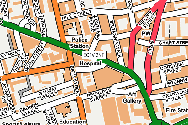 EC1V 2NT map - OS OpenMap – Local (Ordnance Survey) EC1V 2NT map - OS OpenMap – Local (Ordnance Survey)