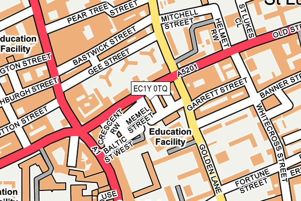 EC1Y 0TQ map - OS OpenMap – Local (Ordnance Survey) EC1Y 0TQ map - OS OpenMap – Local (Ordnance Survey)