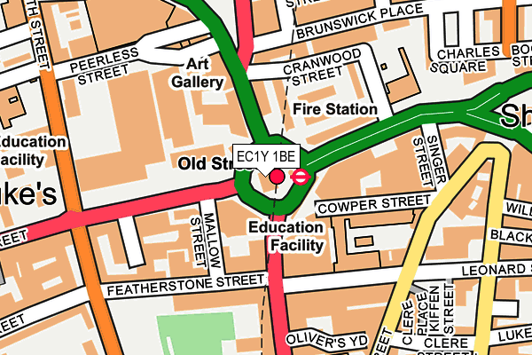 EC1Y 1BE map - OS OpenMap – Local (Ordnance Survey) EC1Y 1BE map - OS OpenMap – Local (Ordnance Survey)