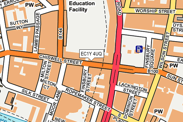 EC1Y 4UQ map - OS OpenMap – Local (Ordnance Survey) EC1Y 4UQ map - OS OpenMap – Local (Ordnance Survey)