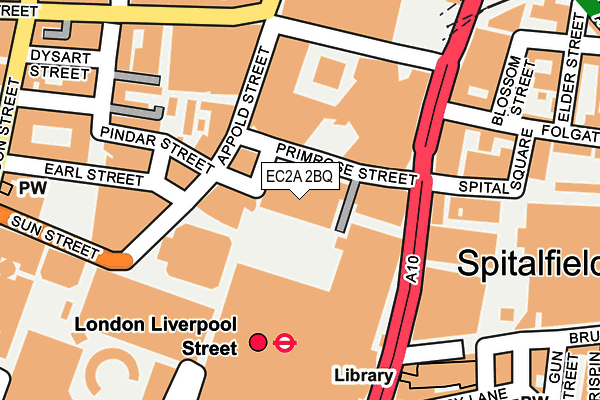 EC2A 2BQ map - OS OpenMap – Local (Ordnance Survey) EC2A 2BQ map - OS OpenMap – Local (Ordnance Survey)