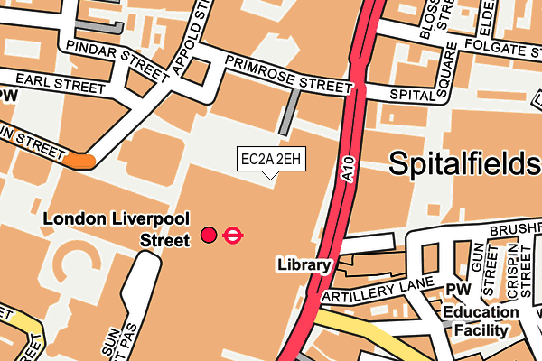 EC2A 2EH map - OS OpenMap – Local (Ordnance Survey) EC2A 2EH map - OS OpenMap – Local (Ordnance Survey)