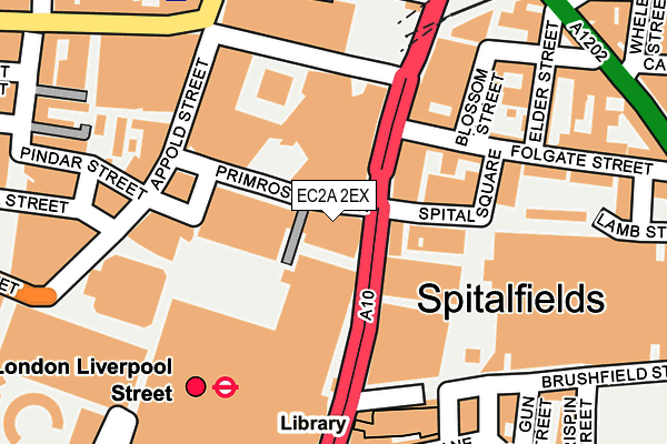 EC2A 2EX map - OS OpenMap – Local (Ordnance Survey) EC2A 2EX map - OS OpenMap – Local (Ordnance Survey)