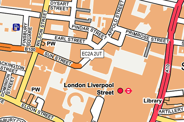 EC2A 2UT map - OS OpenMap – Local (Ordnance Survey) EC2A 2UT map - OS OpenMap – Local (Ordnance Survey)