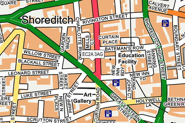 EC2A 3AG map - OS OpenMap – Local (Ordnance Survey) EC2A 3AG map - OS OpenMap – Local (Ordnance Survey)