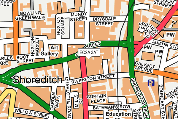 EC2A 3AT map - OS OpenMap – Local (Ordnance Survey) EC2A 3AT map - OS OpenMap – Local (Ordnance Survey)
