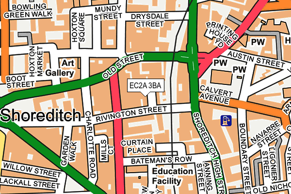 EC2A 3BA map - OS OpenMap – Local (Ordnance Survey) EC2A 3BA map - OS OpenMap – Local (Ordnance Survey)